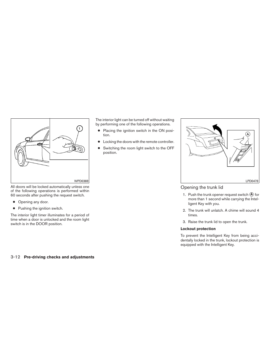 NISSAN 2013 Maxima - Owner's Manual User Manual | Page 141 / 444