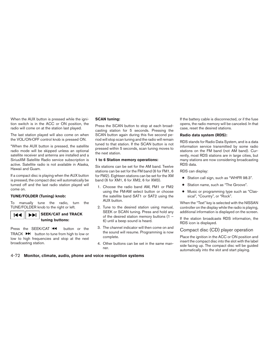 NISSAN 2013 Maxima - Owner's Manual User Manual | Page 231 / 444