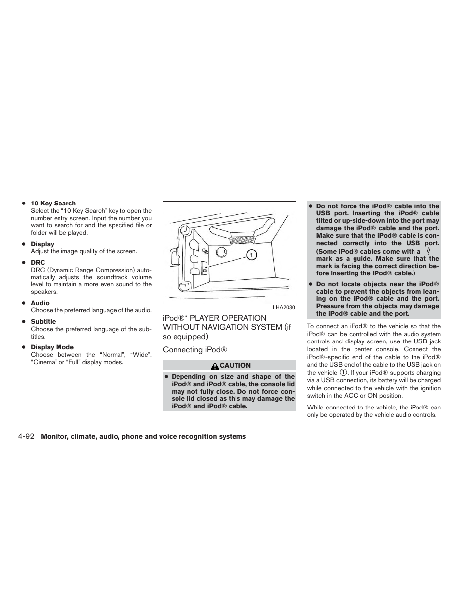 NISSAN 2013 Maxima - Owner's Manual User Manual | Page 251 / 444