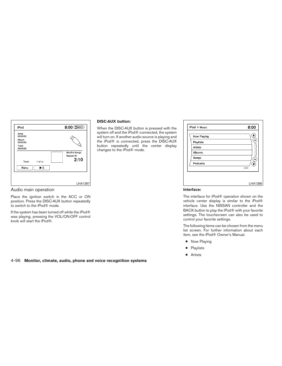NISSAN 2013 Maxima - Owner's Manual User Manual | Page 255 / 444