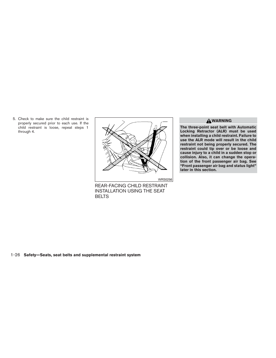 NISSAN 2013 Maxima - Owner's Manual User Manual | Page 43 / 444