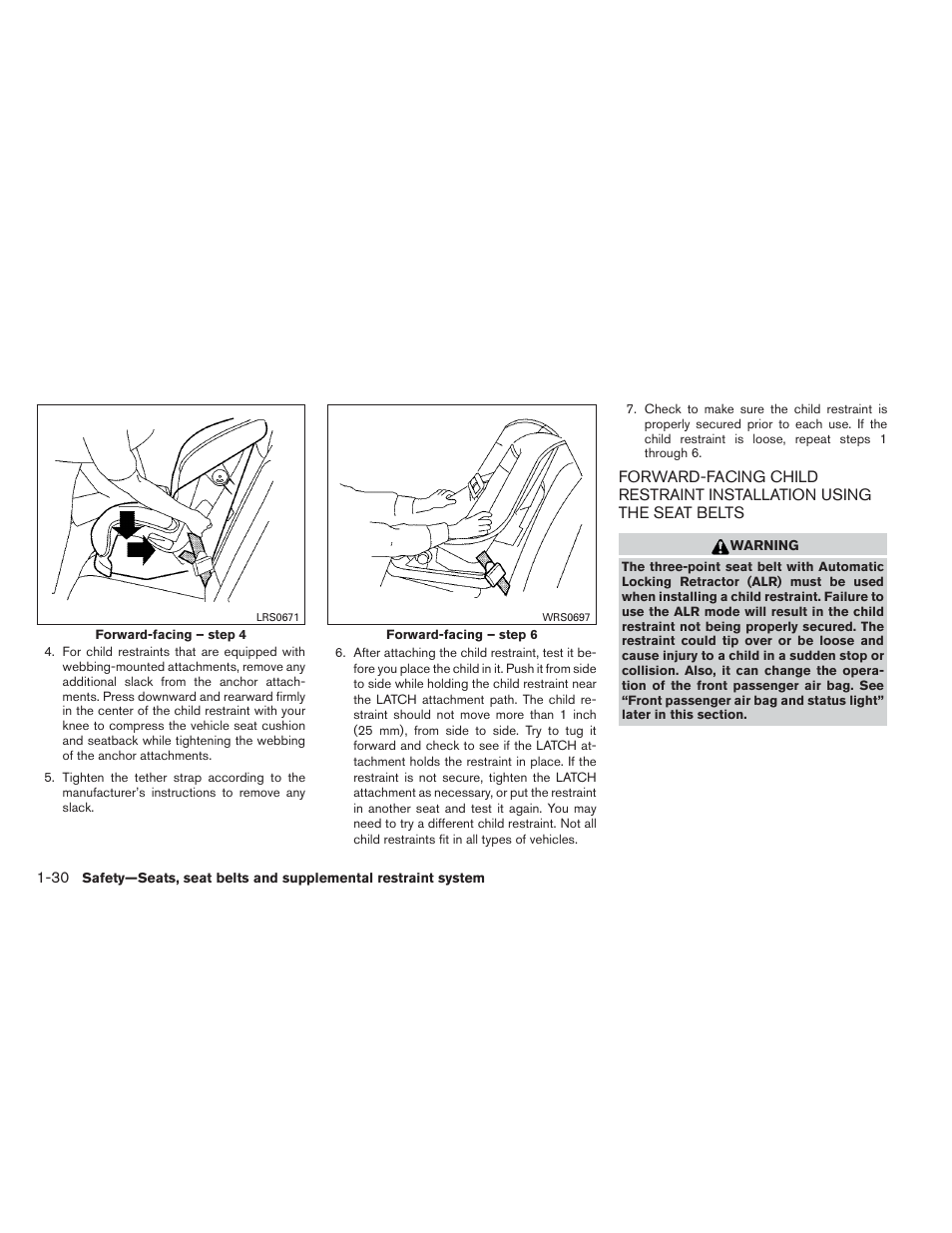NISSAN 2013 Maxima - Owner's Manual User Manual | Page 47 / 444