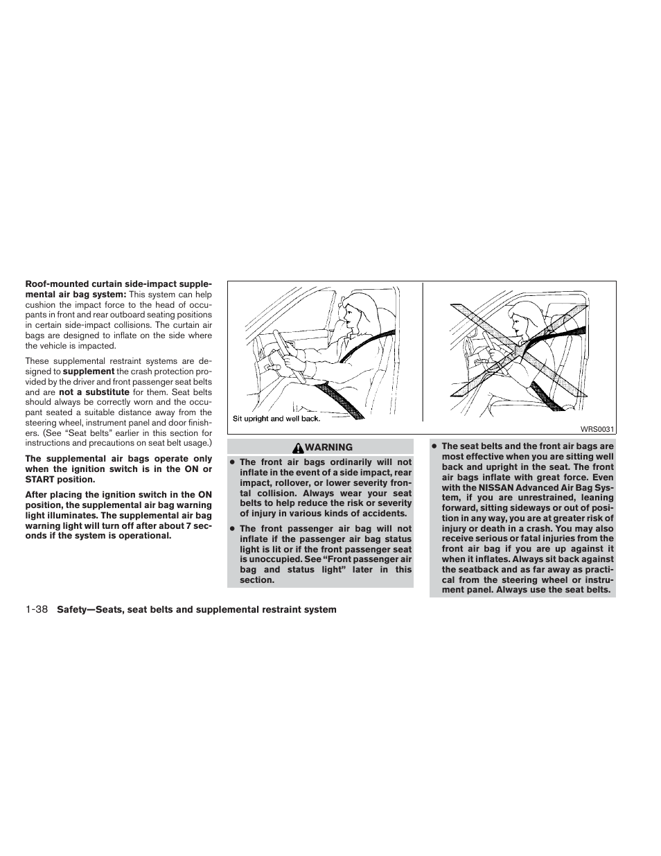 NISSAN 2013 Maxima - Owner's Manual User Manual | Page 55 / 444