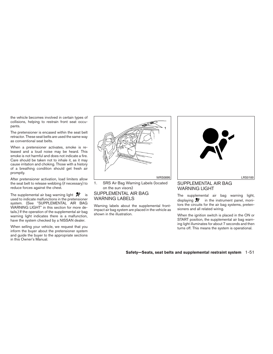 NISSAN 2013 Maxima - Owner's Manual User Manual | Page 68 / 444