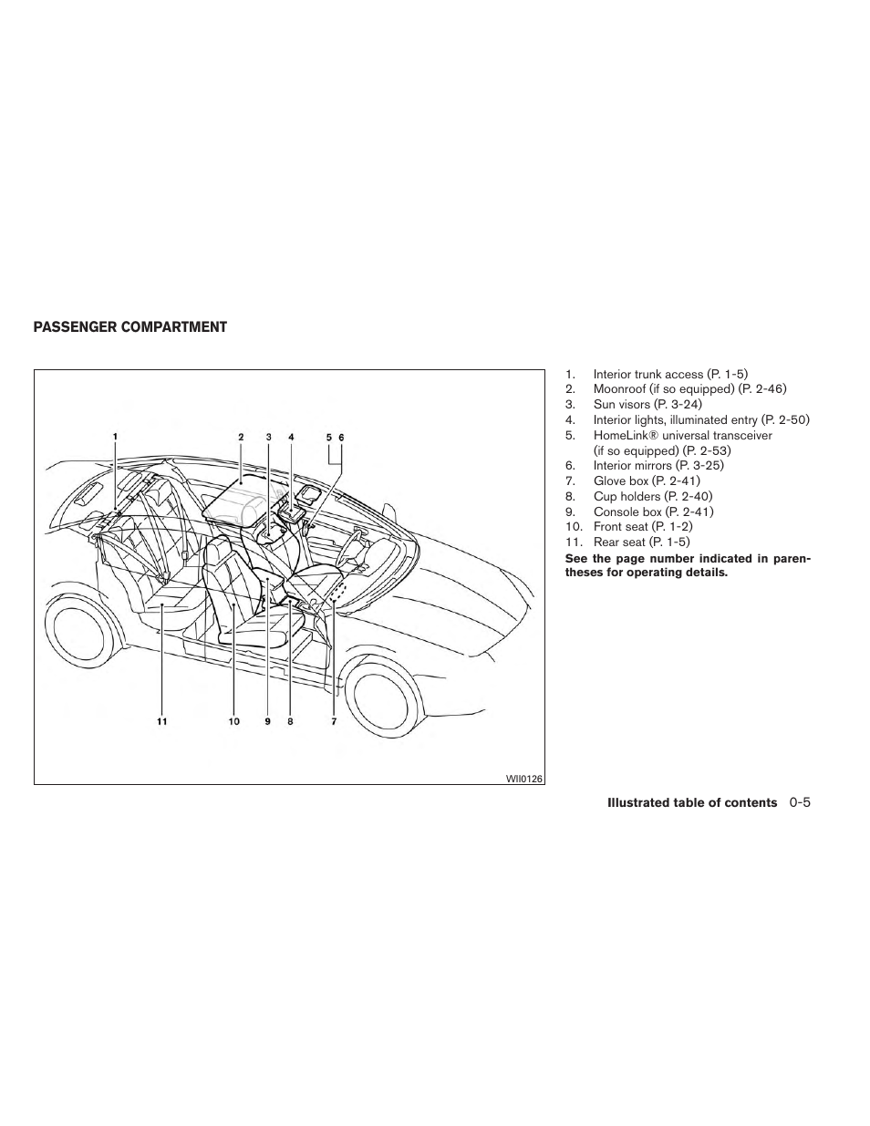 Passenger compartment -5 | NISSAN 2014 Maxima - Owner's Manual User Manual | Page 12 / 432