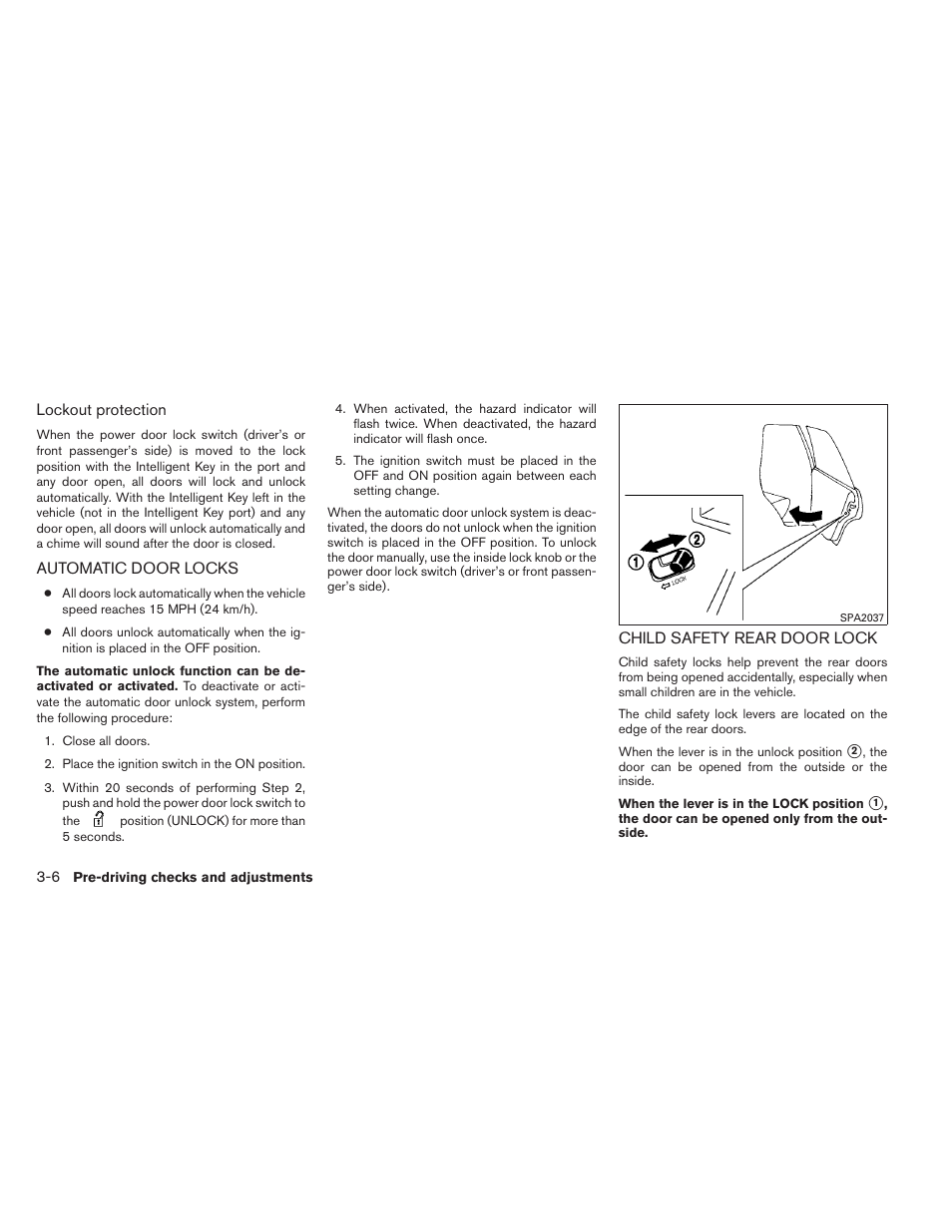 NISSAN 2014 Maxima - Owner's Manual User Manual | Page 139 / 432