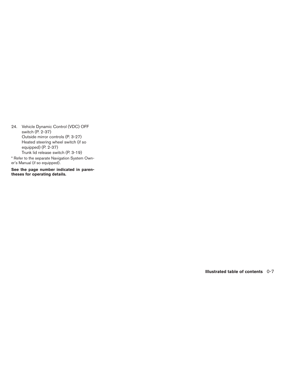 NISSAN 2014 Maxima - Owner's Manual User Manual | Page 14 / 432
