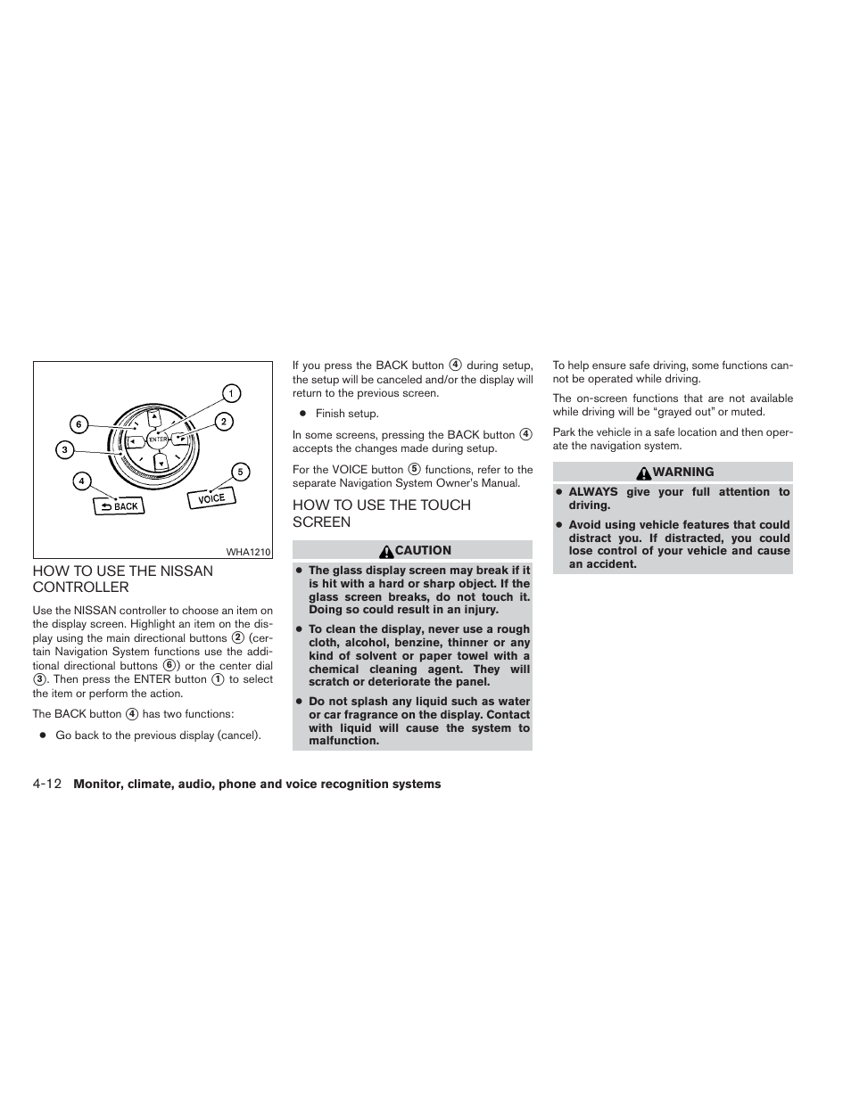 NISSAN 2014 Maxima - Owner's Manual User Manual | Page 175 / 432