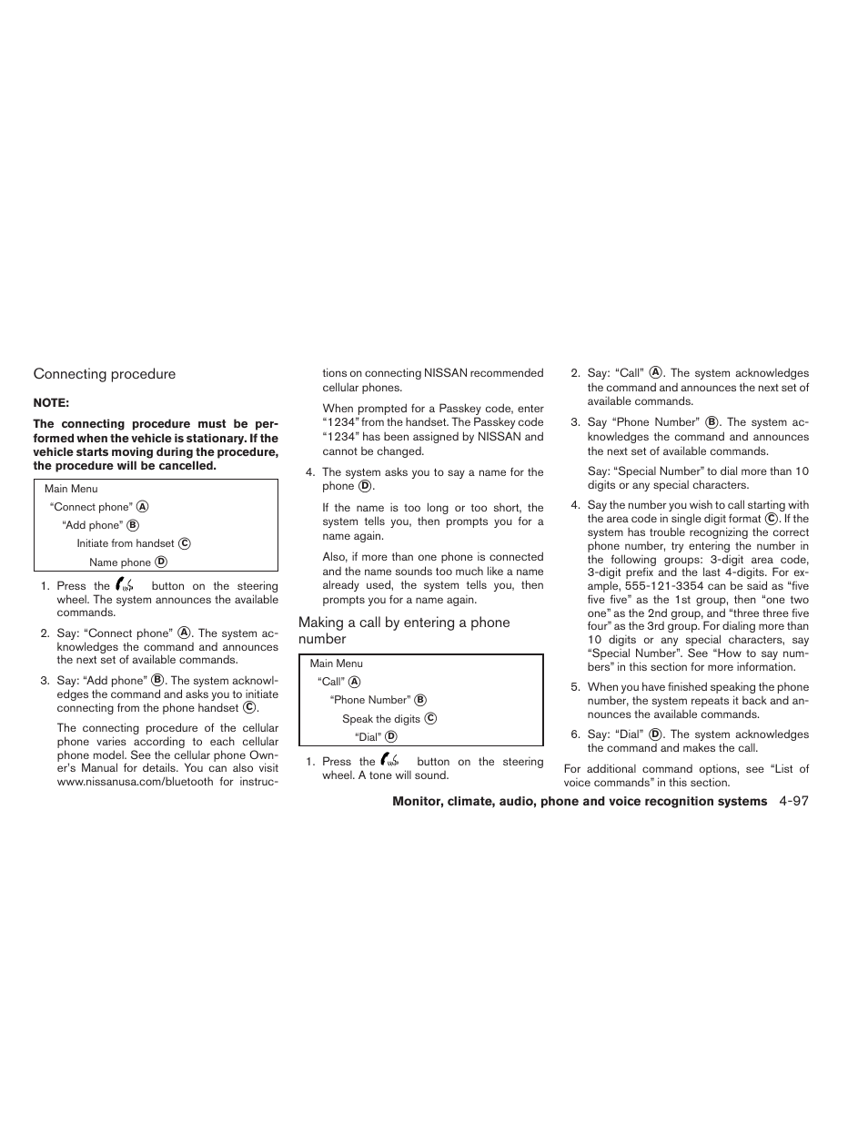 NISSAN 2014 Maxima - Owner's Manual User Manual | Page 260 / 432