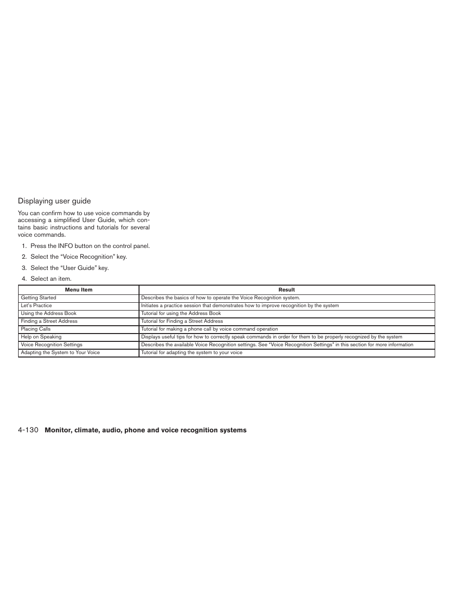 Displaying user guide | NISSAN 2014 Maxima - Owner's Manual User Manual | Page 293 / 432