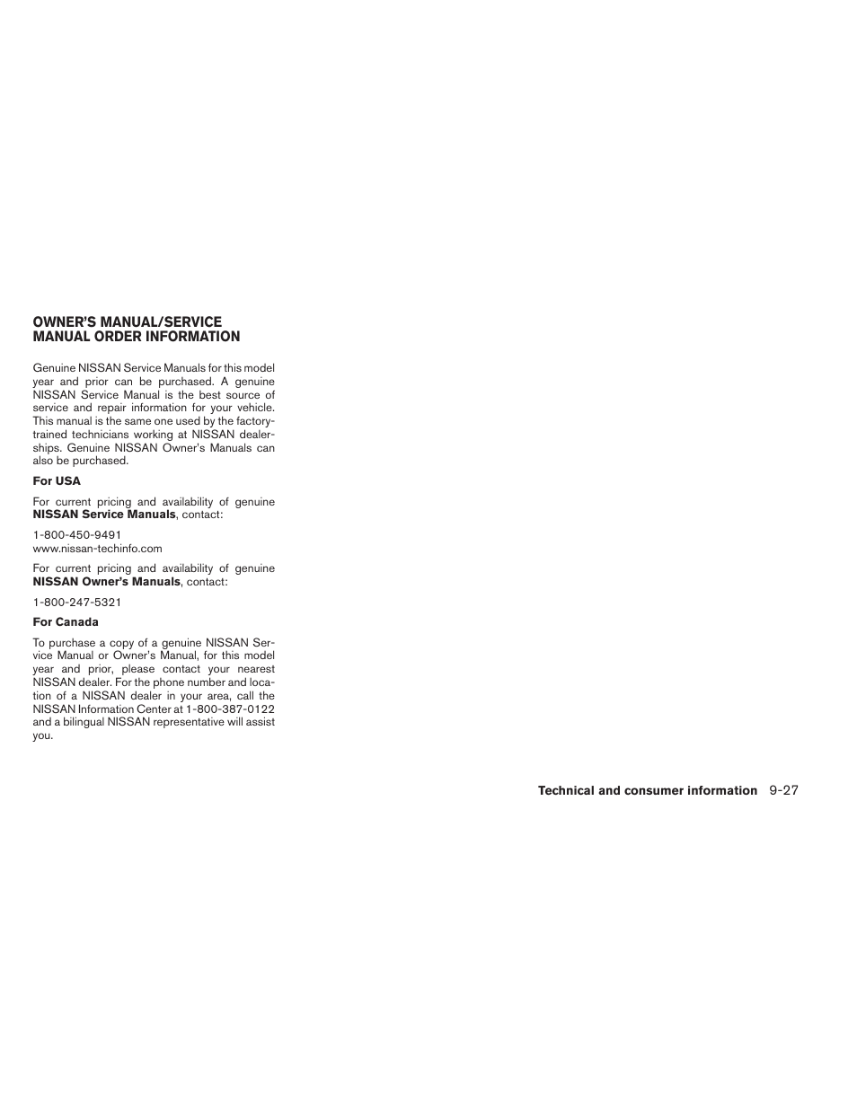 NISSAN 2014 Maxima - Owner's Manual User Manual | Page 422 / 432