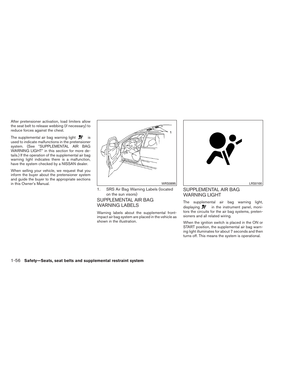 NISSAN 2014 Maxima - Owner's Manual User Manual | Page 73 / 432