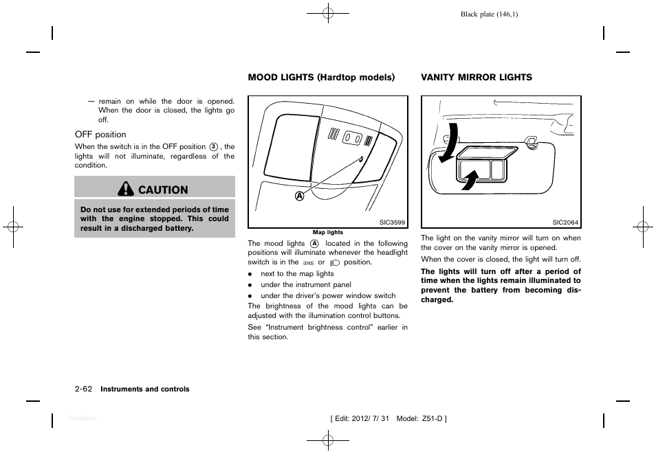 Caution | NISSAN 2013 Murano - Owner's Manual User Manual | Page 148 / 507