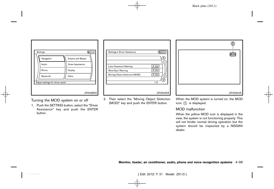 NISSAN 2013 Murano - Owner's Manual User Manual | Page 247 / 507