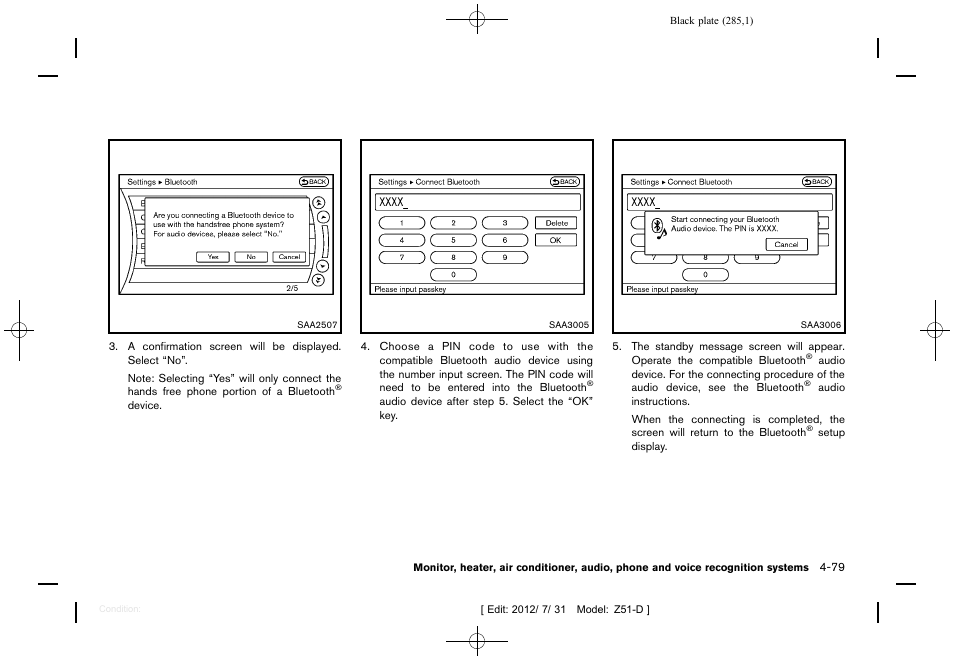 NISSAN 2013 Murano - Owner's Manual User Manual | Page 287 / 507