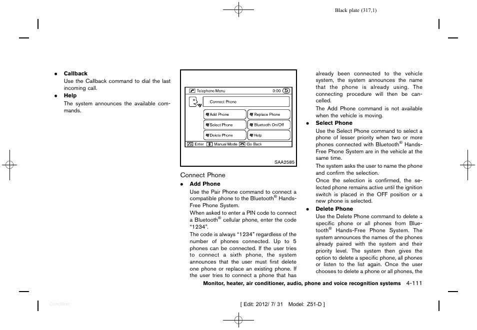 NISSAN 2013 Murano - Owner's Manual User Manual | Page 319 / 507