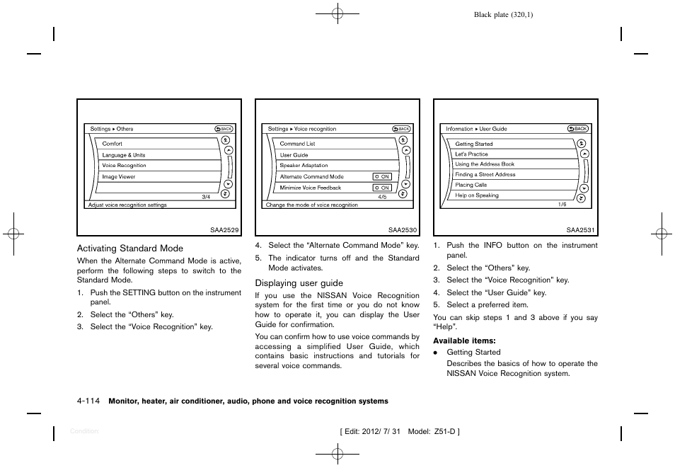 NISSAN 2013 Murano - Owner's Manual User Manual | Page 322 / 507