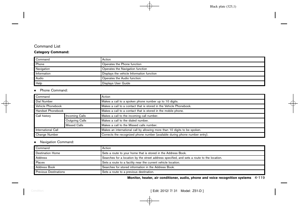 NISSAN 2013 Murano - Owner's Manual User Manual | Page 327 / 507