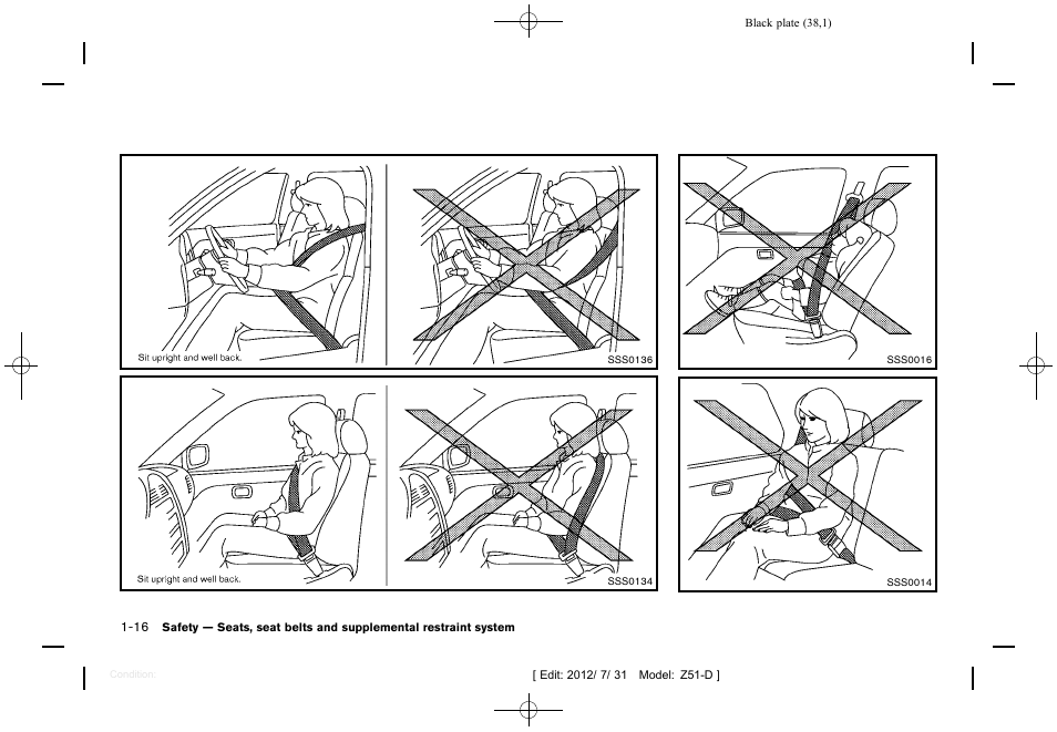 NISSAN 2013 Murano - Owner's Manual User Manual | Page 40 / 507