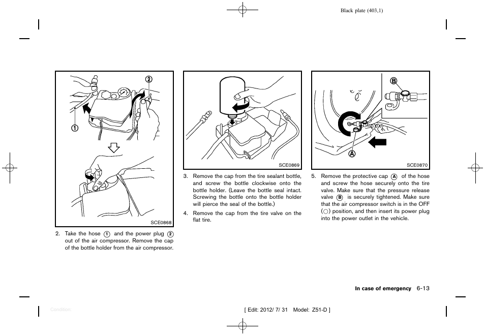 NISSAN 2013 Murano - Owner's Manual User Manual | Page 405 / 507