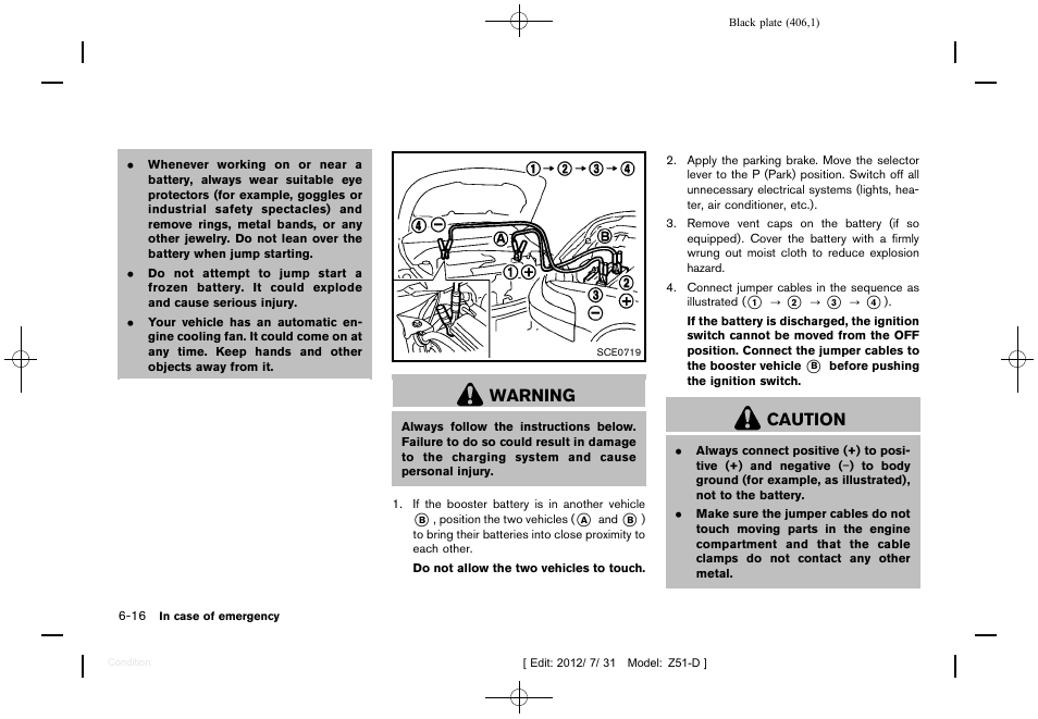 Warning, Caution | NISSAN 2013 Murano - Owner's Manual User Manual | Page 408 / 507