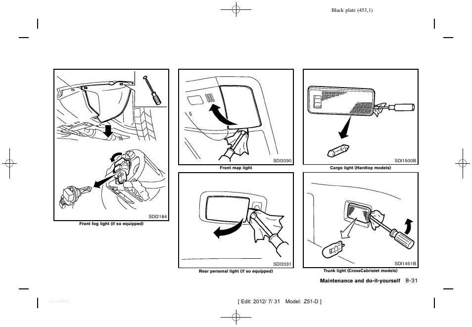 NISSAN 2013 Murano - Owner's Manual User Manual | Page 455 / 507