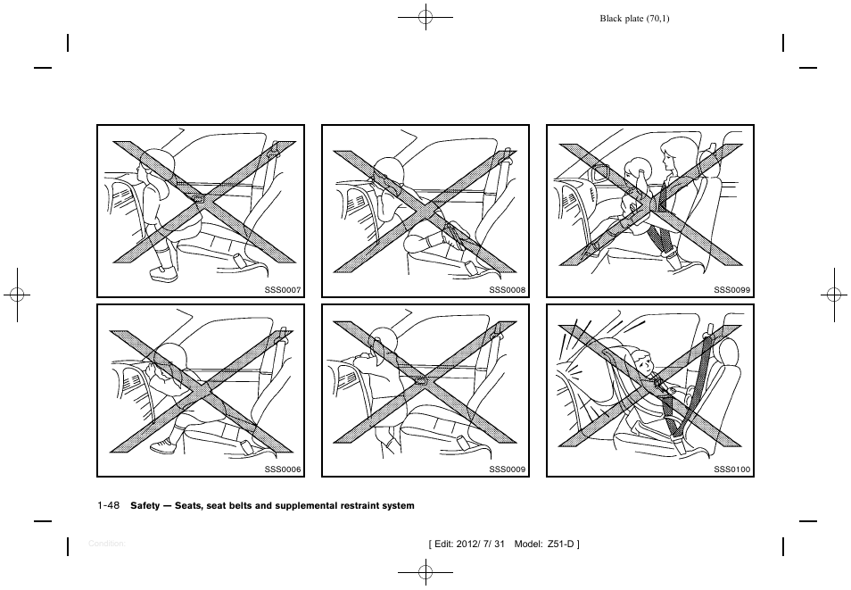 NISSAN 2013 Murano - Owner's Manual User Manual | Page 72 / 507