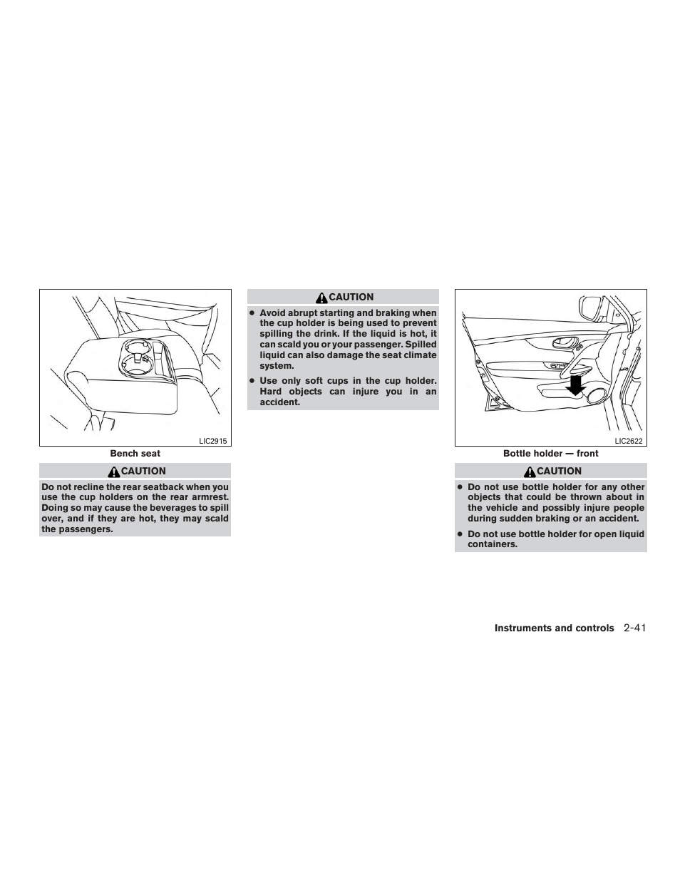 NISSAN 2015 Murano - Owner's Manual User Manual | Page 128 / 418