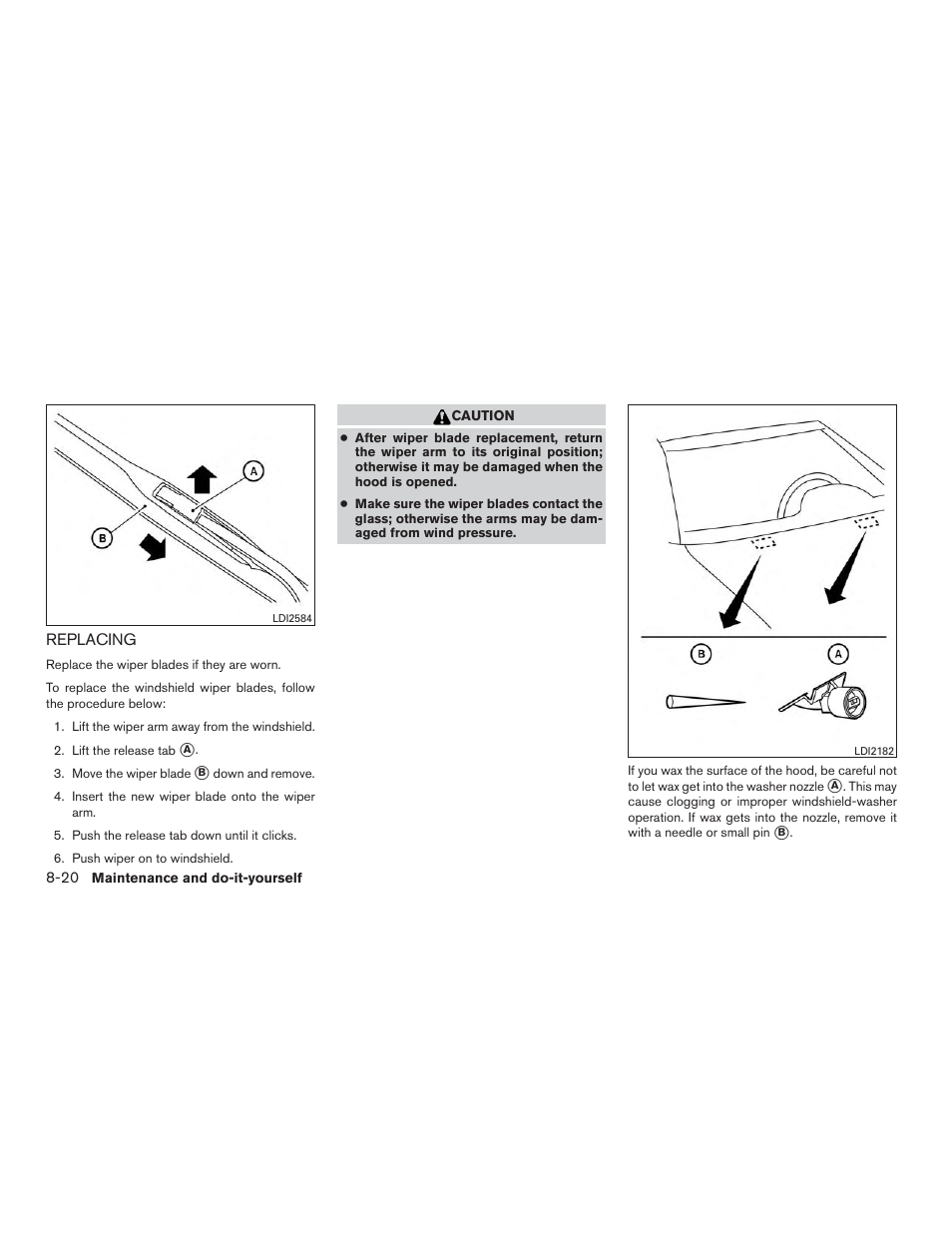 Replacing -20 | NISSAN 2015 Murano - Owner's Manual User Manual | Page 359 / 418