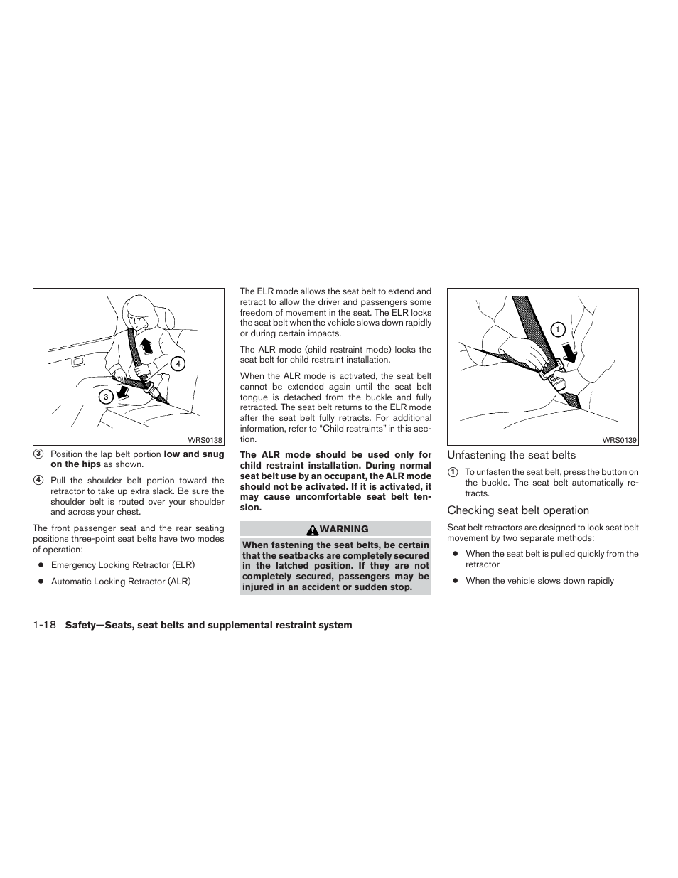 NISSAN 2015 Murano - Owner's Manual User Manual | Page 37 / 418