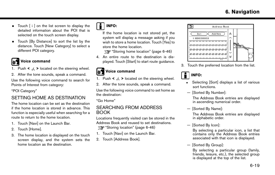 Navigation | NISSAN 2015 Murano - Navigation System Owner's Manual User Manual | Page 103 / 203