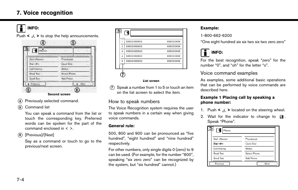 Voice recognition | NISSAN 2015 Murano - Navigation System Owner's Manual User Manual | Page 156 / 203