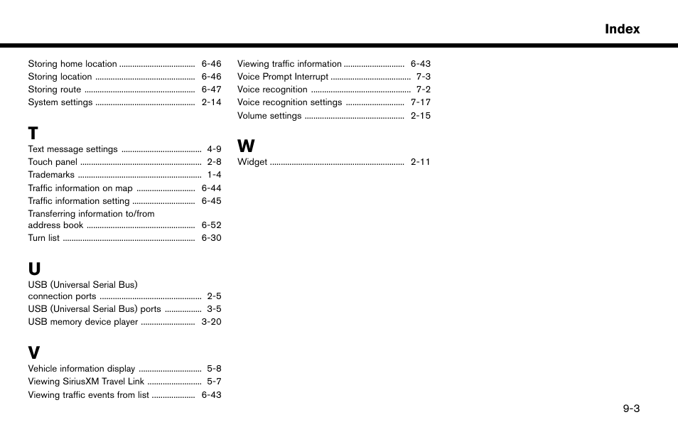 NISSAN 2015 Murano - Navigation System Owner's Manual User Manual | Page 197 / 203