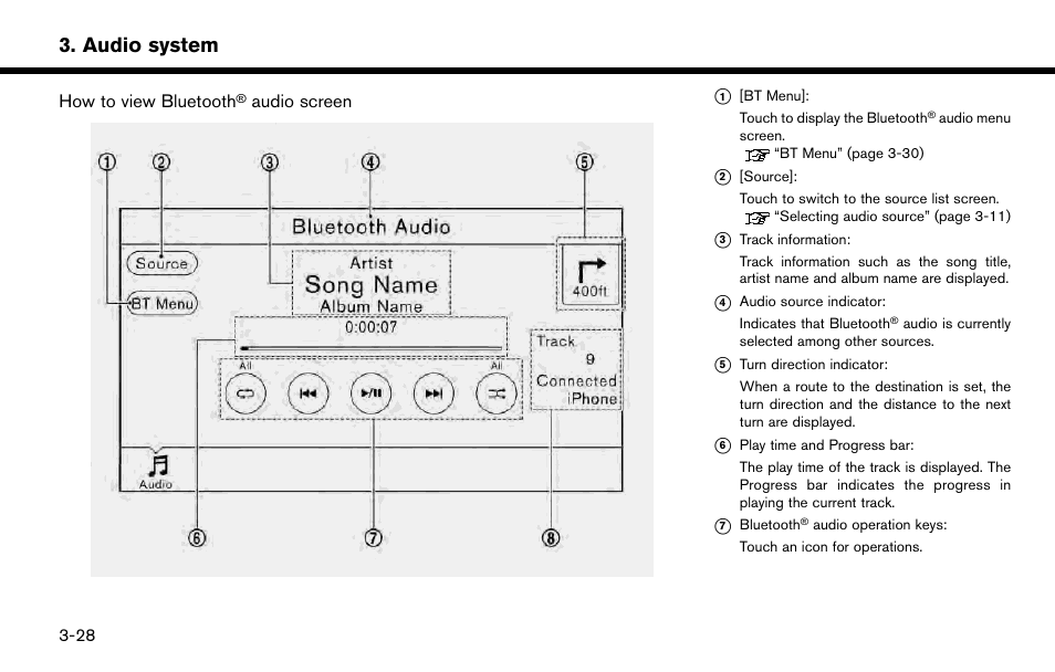 Audio system | NISSAN 2015 Murano - Navigation System Owner's Manual User Manual | Page 58 / 203