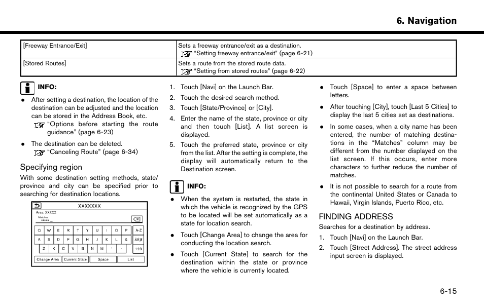 Finding address -15, Navigation | NISSAN 2015 Murano - Navigation System Owner's Manual User Manual | Page 99 / 203