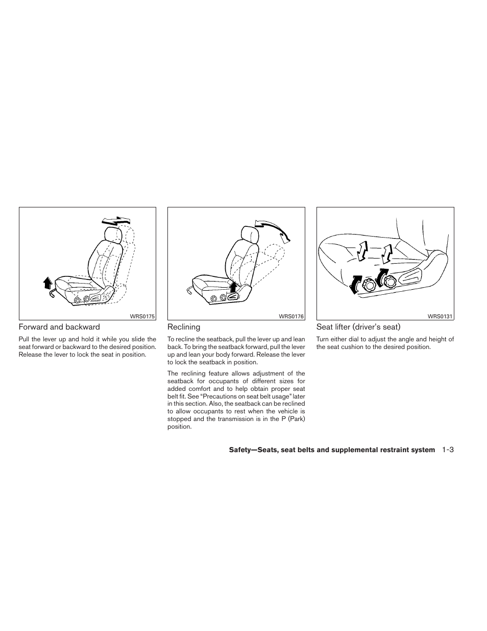 NISSAN 2011 Pathfinder - Owner's Manual User Manual | Page 24 / 474