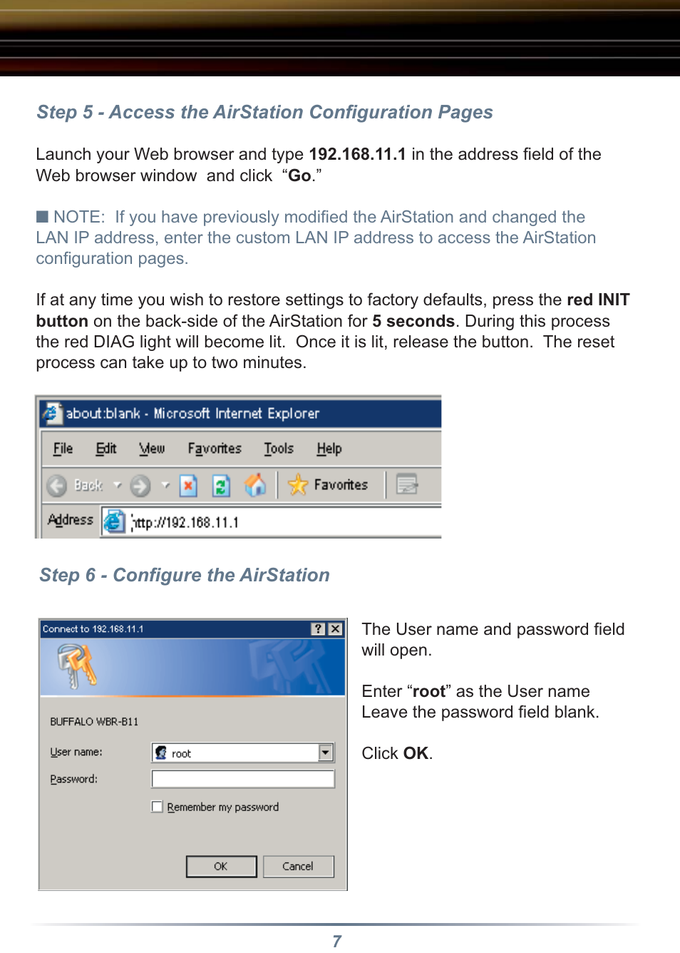 Buffalo Technology WBR-B11 User Manual | Page 7 / 10