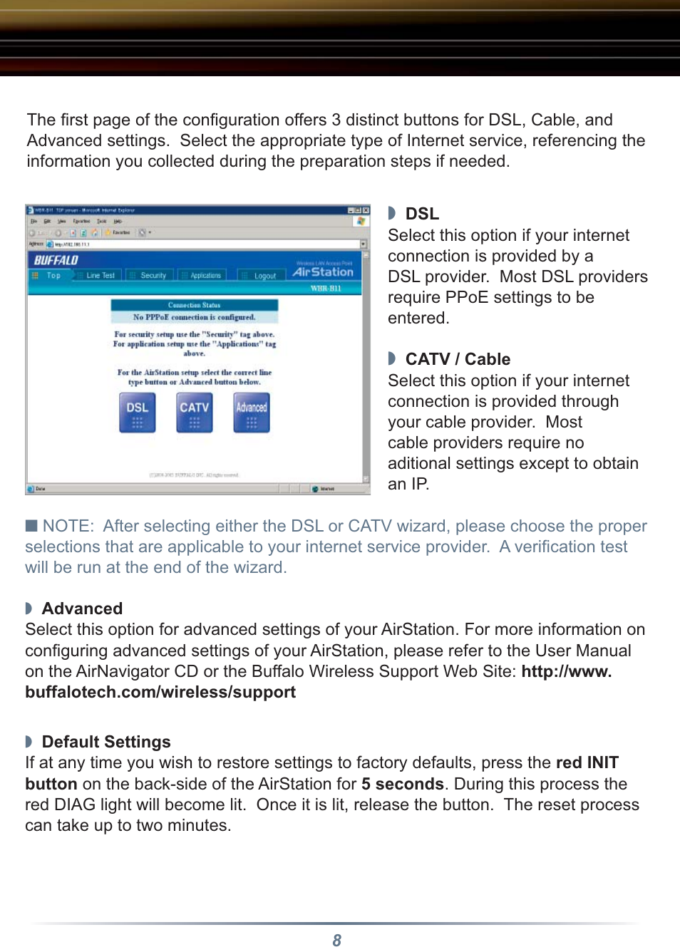 Buffalo Technology WBR-B11 User Manual | Page 8 / 10