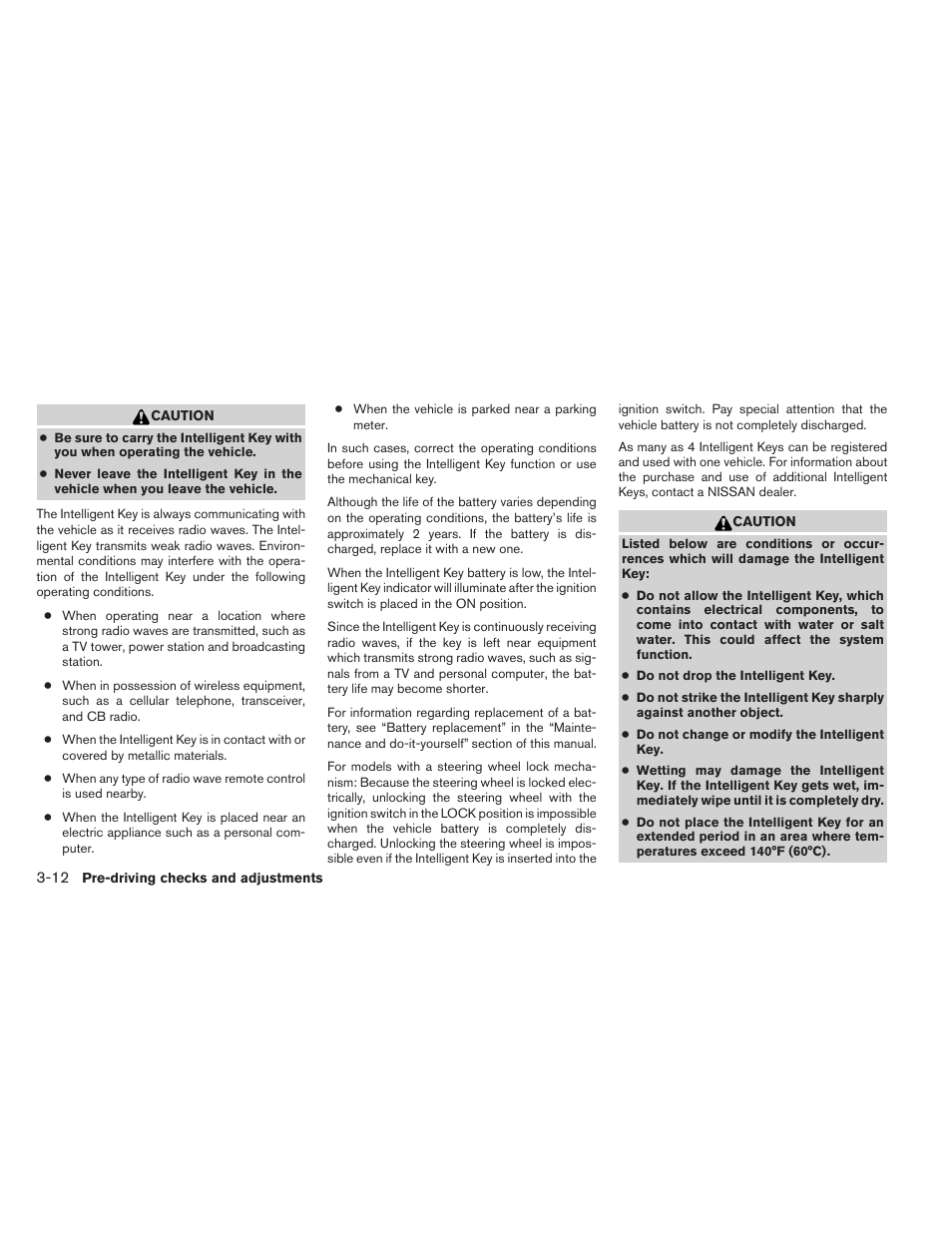 NISSAN 2012 Pathfinder - Owner's Manual User Manual | Page 151 / 480