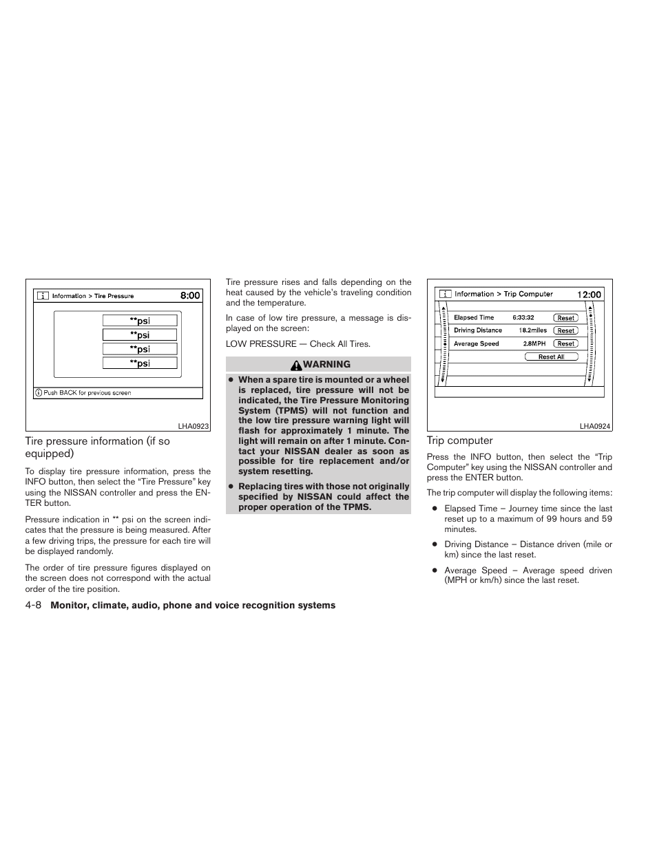 NISSAN 2012 Pathfinder - Owner's Manual User Manual | Page 181 / 480