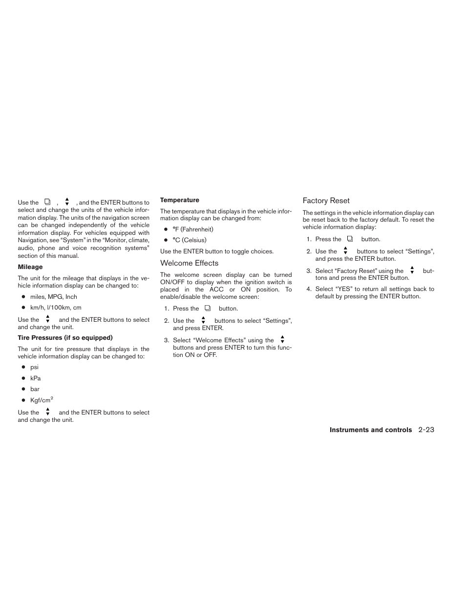 NISSAN 2013 Pathfinder - Owner's Manual User Manual | Page 106 / 506