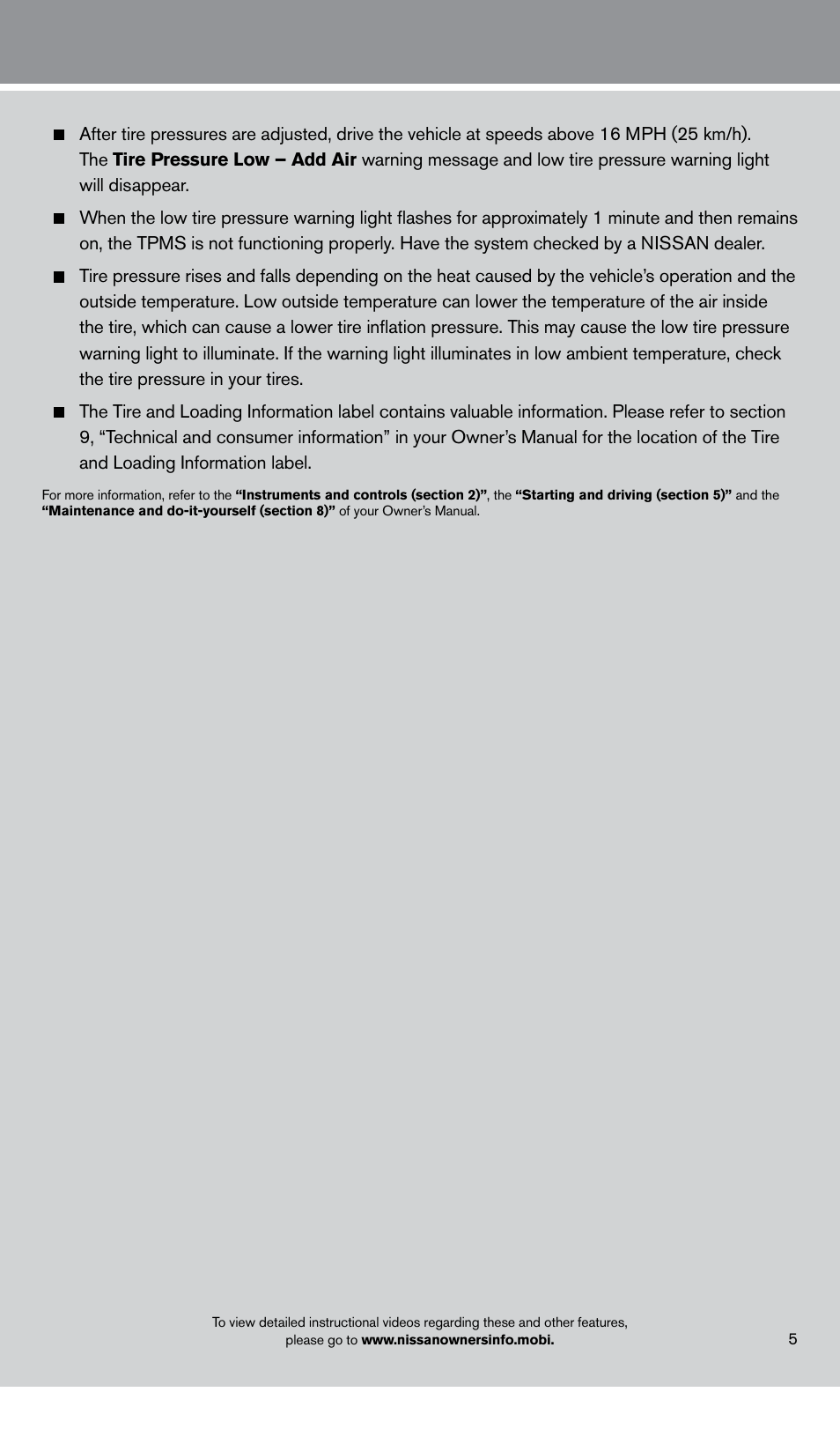 NISSAN 2013 Pathfinder - Quick Reference Guide User Manual | Page 7 / 28