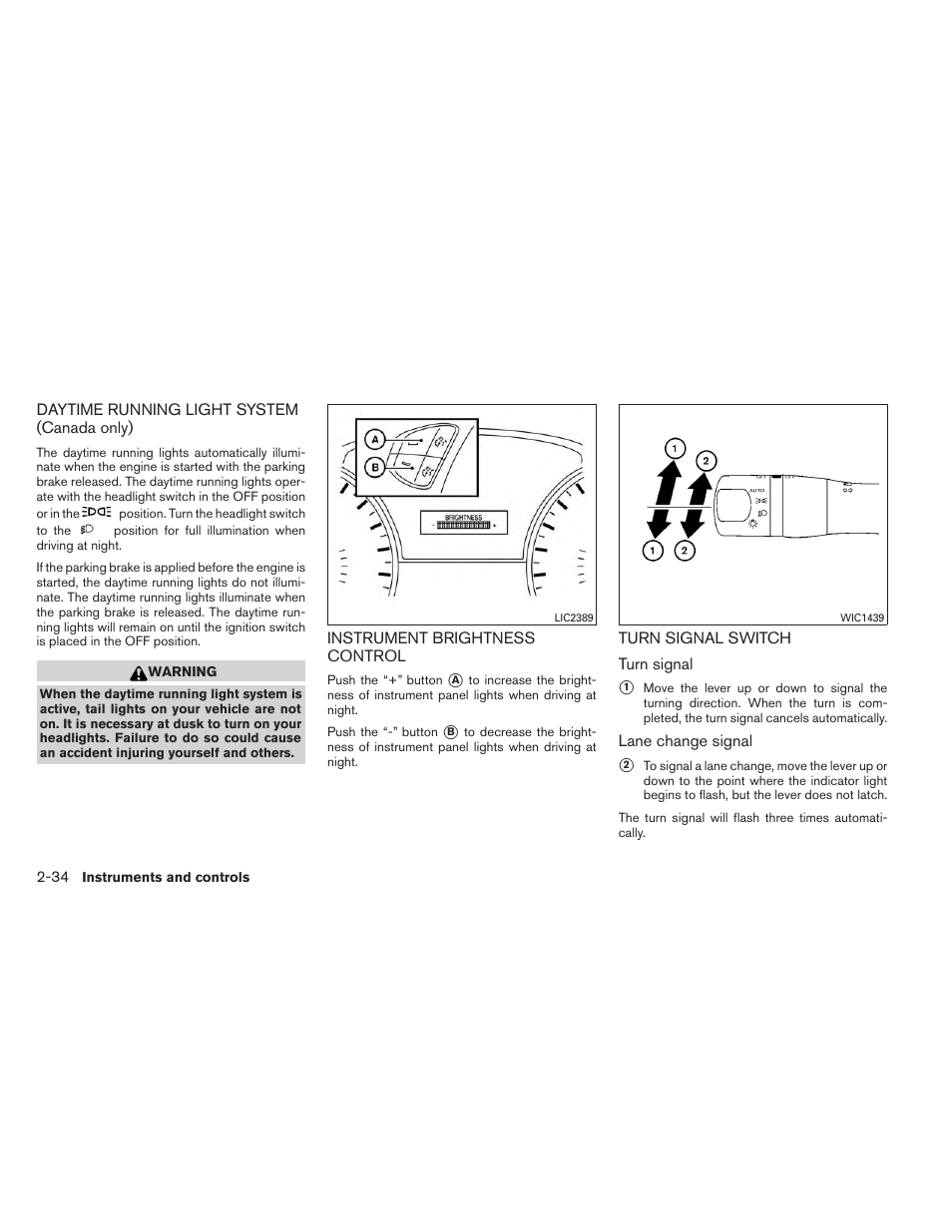 NISSAN 2014 Pathfinder - Owner's Manual User Manual | Page 121 / 492