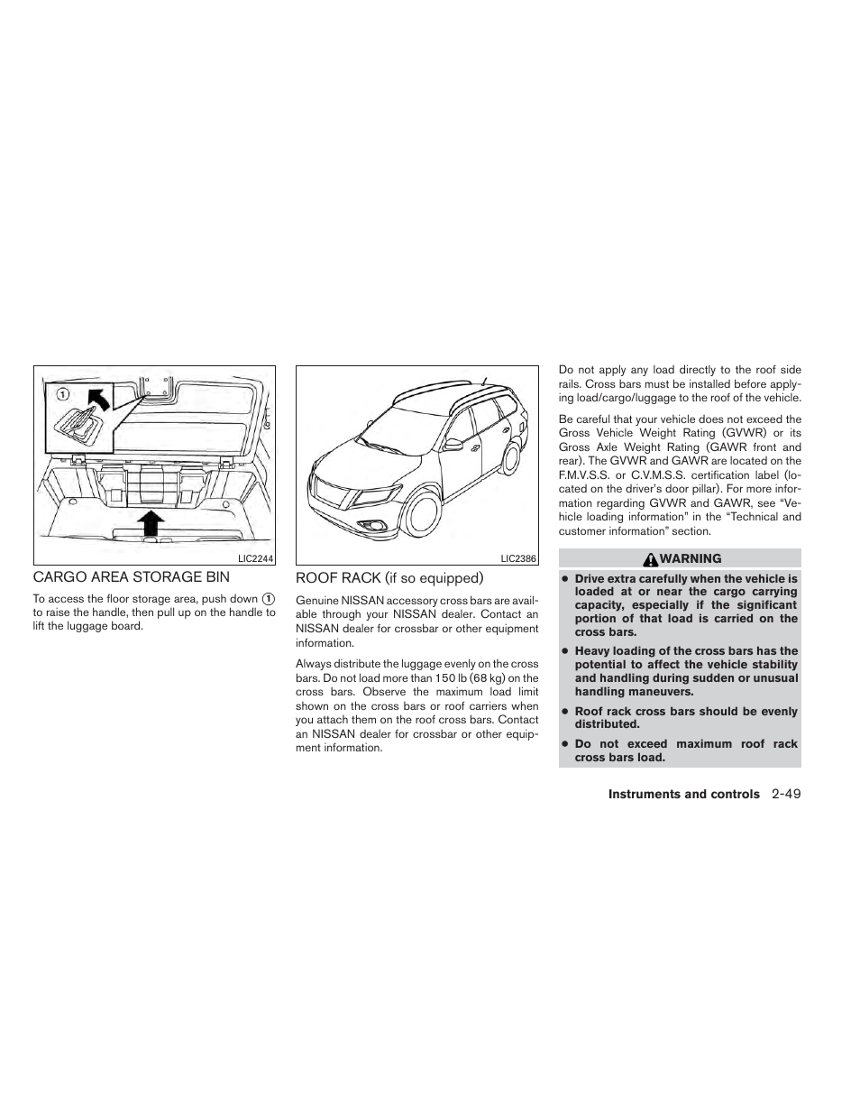 NISSAN 2014 Pathfinder - Owner's Manual User Manual | Page 136 / 492