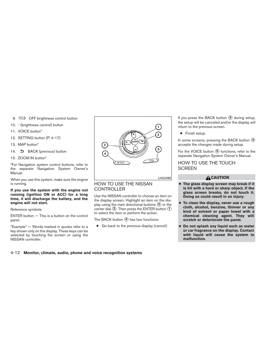 NISSAN 2014 Pathfinder - Owner's Manual User Manual | Page 203 / 492