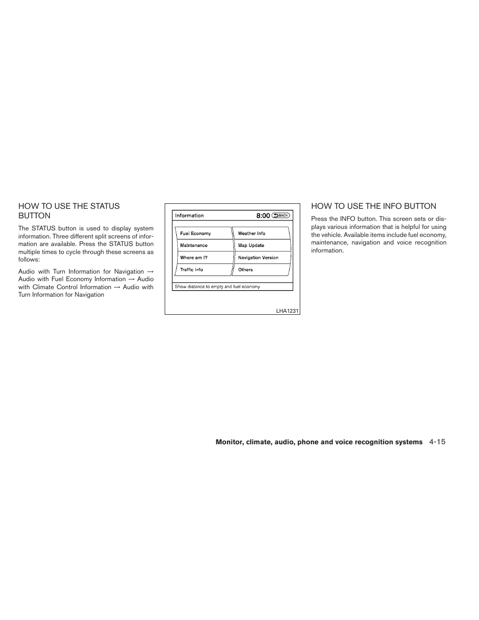 NISSAN 2014 Pathfinder - Owner's Manual User Manual | Page 206 / 492