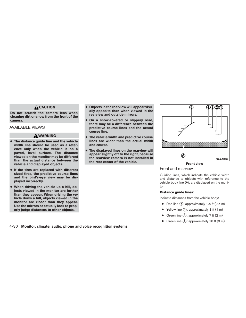 Available views -30 | NISSAN 2014 Pathfinder - Owner's Manual User Manual | Page 221 / 492