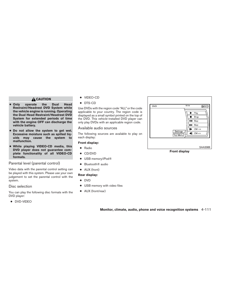 NISSAN 2014 Pathfinder - Owner's Manual User Manual | Page 302 / 492