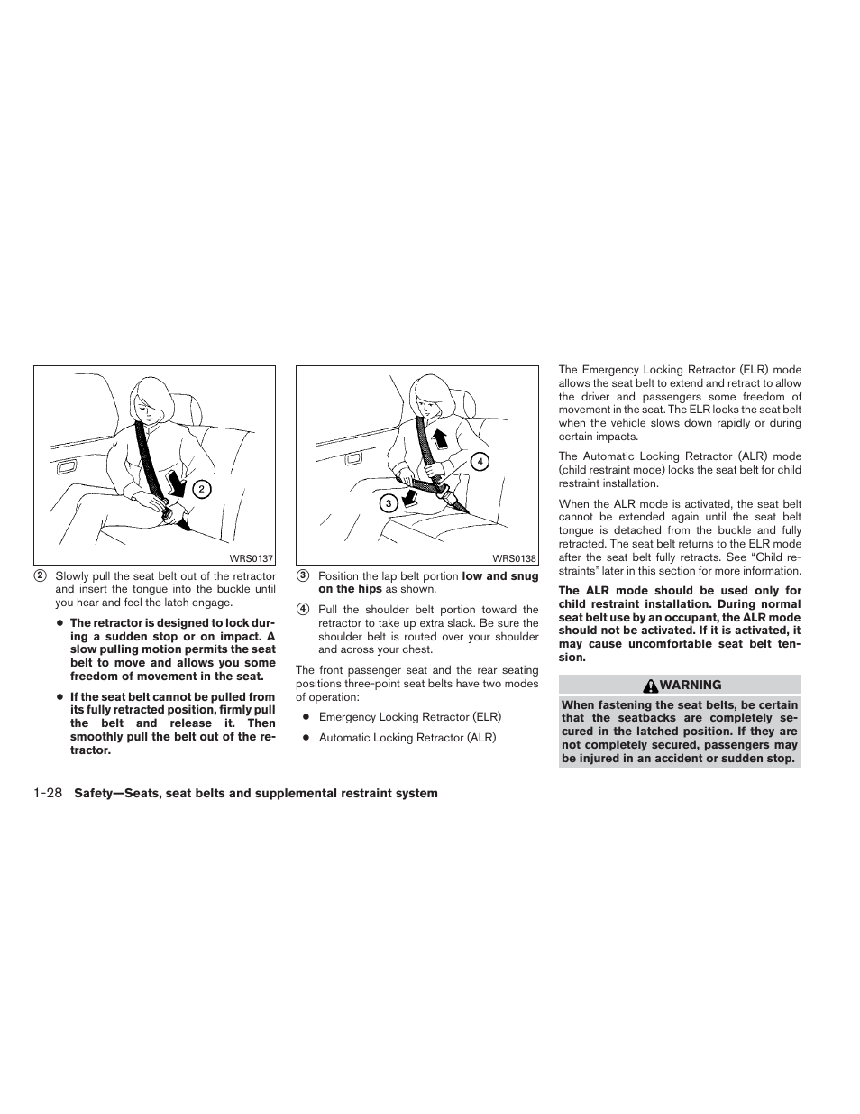 NISSAN 2014 Pathfinder - Owner's Manual User Manual | Page 45 / 492