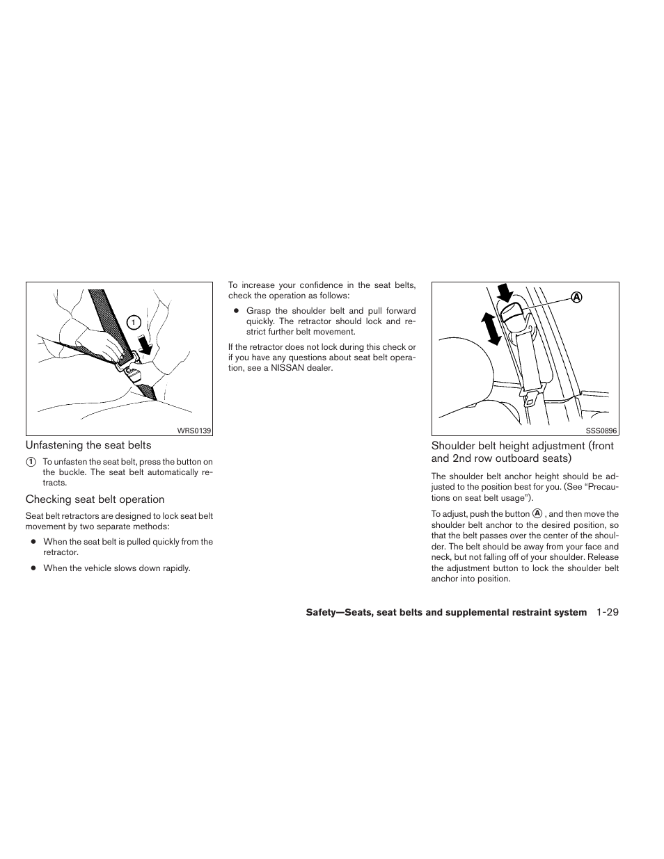 NISSAN 2014 Pathfinder - Owner's Manual User Manual | Page 46 / 492